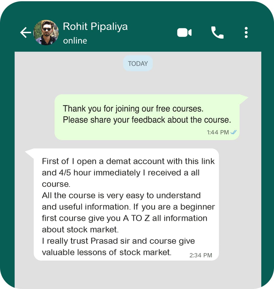 Client Testimonial 1